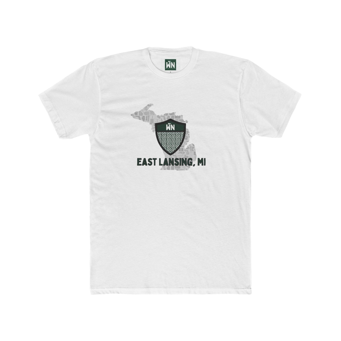 East Lansing, Michigan Shield T-Shirt