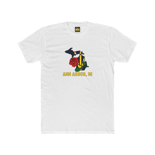 Ann Arbor, Michigan Rose T-Shirt