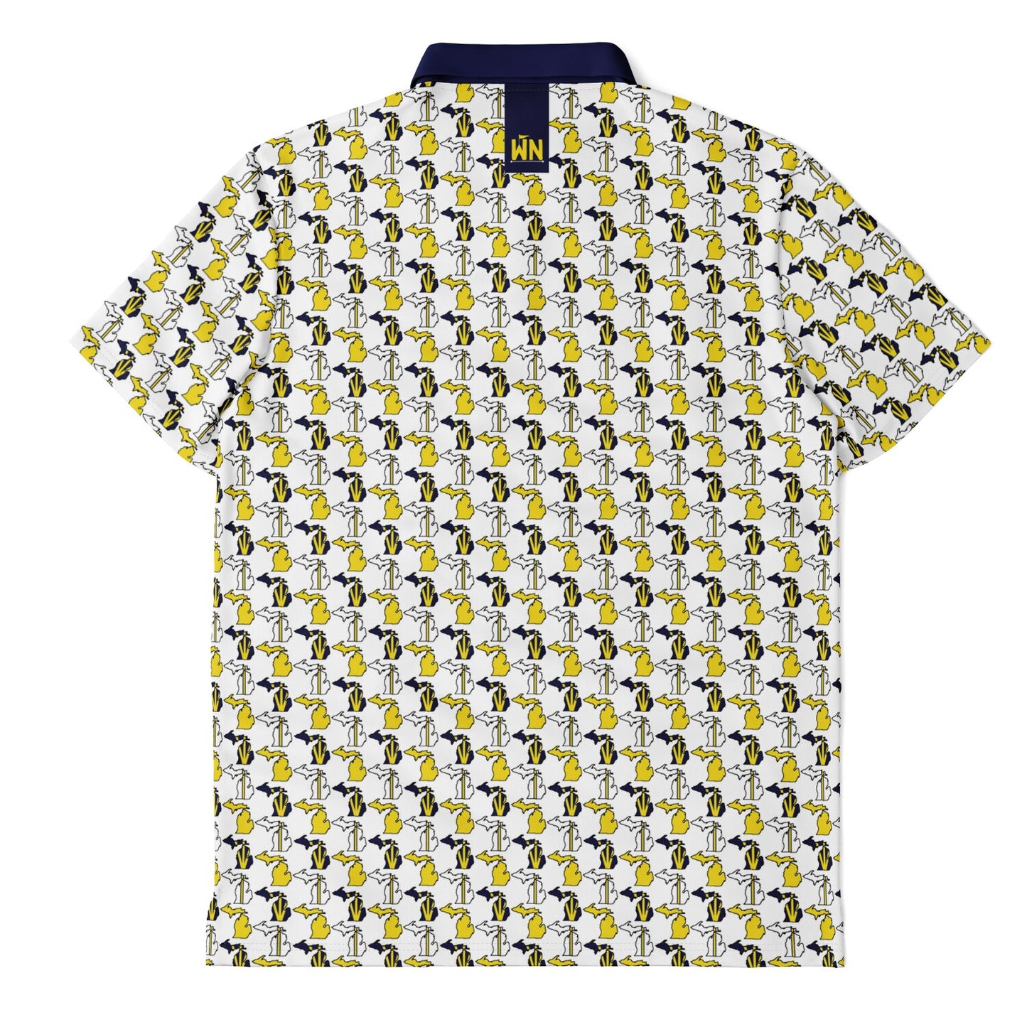 Ann Arbor, Michigan Print Golf Polo