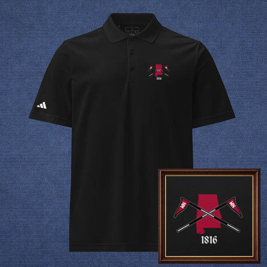 Tuscaloosa, Alabama Golf Polo - Black