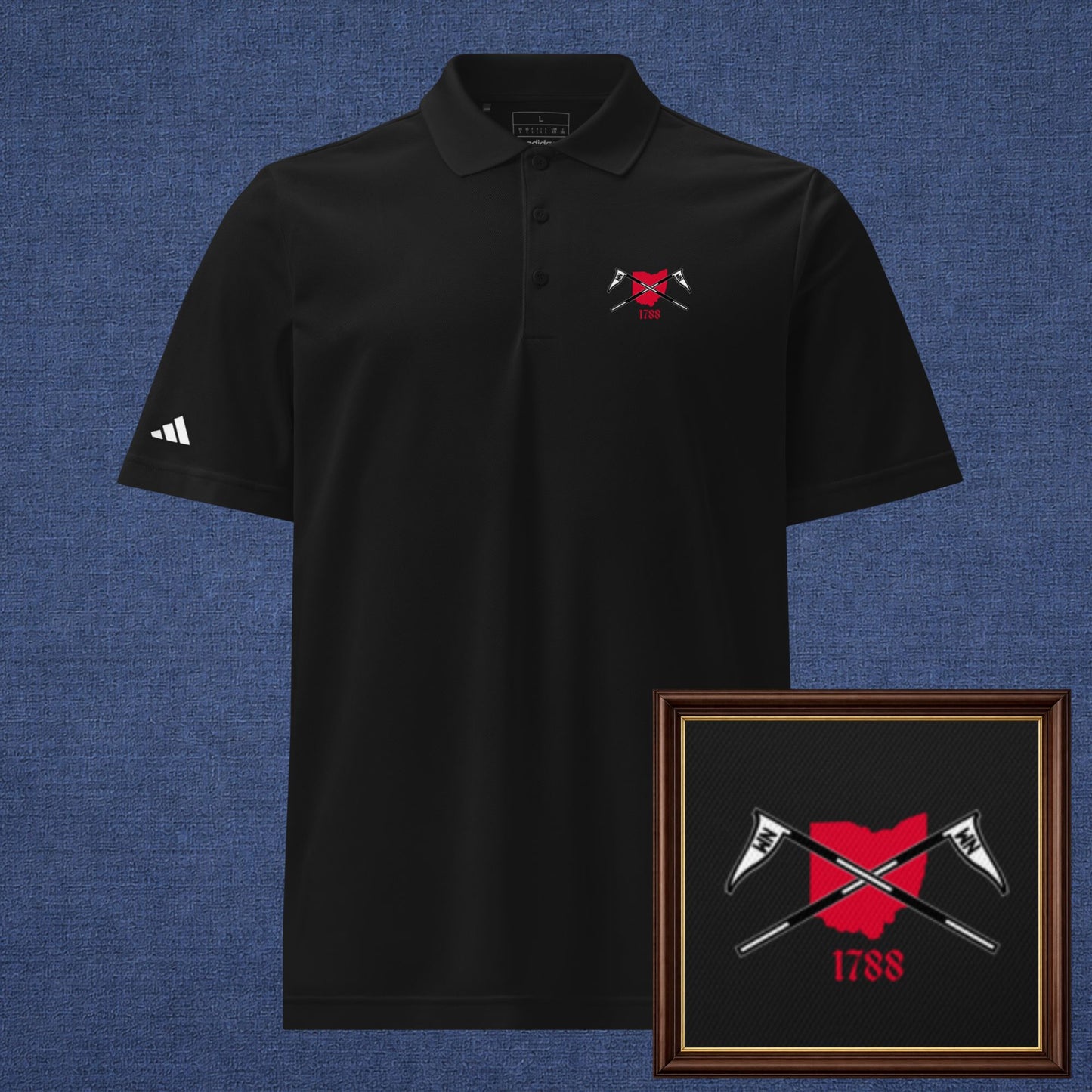 Cincinnati Golf Polo - Black