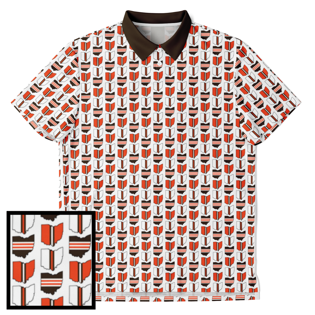 Cleveland, OH Print Golf Polo