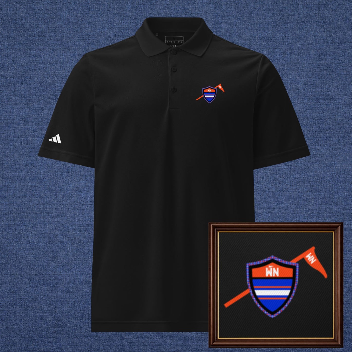 Gainesville, Florida Golf Polo - Black