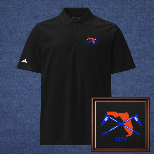 Gainesville, Florida Golf Polo - Black