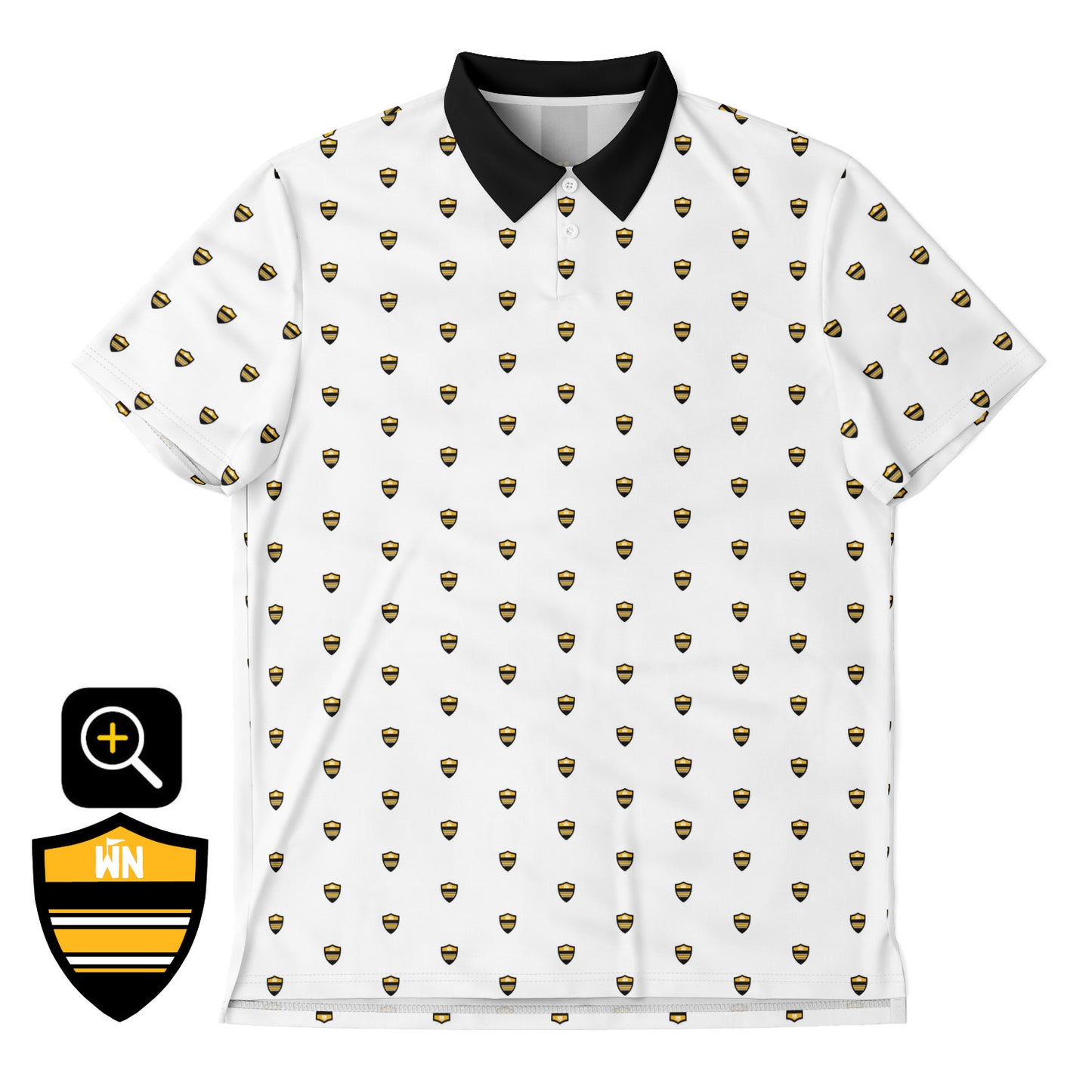 Iowa City, Iowa Shield Golf Polo