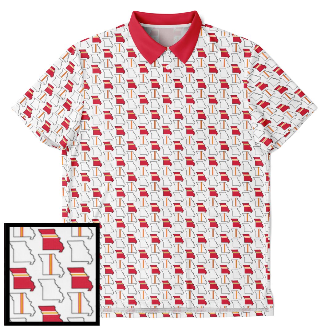 Kansas City, MO Print Golf Polo