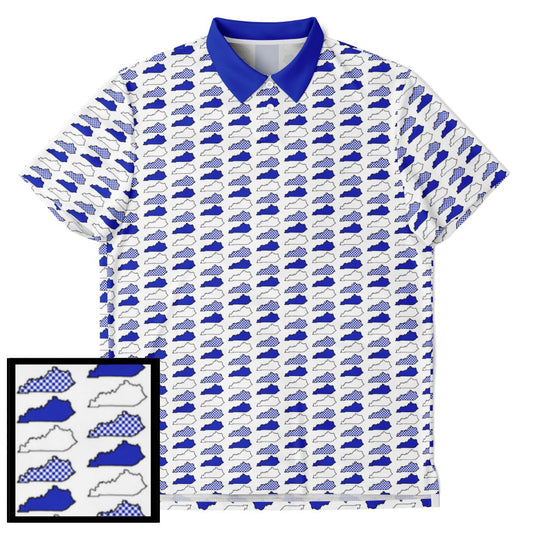 Lexington, Kentucky Print Golf Polo