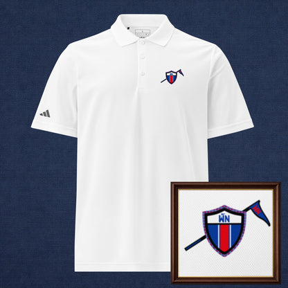 Lawrence, Kansas Golf Polo - White