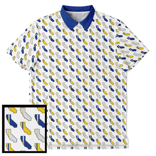 Los Angeles, California Print Golf Polo III