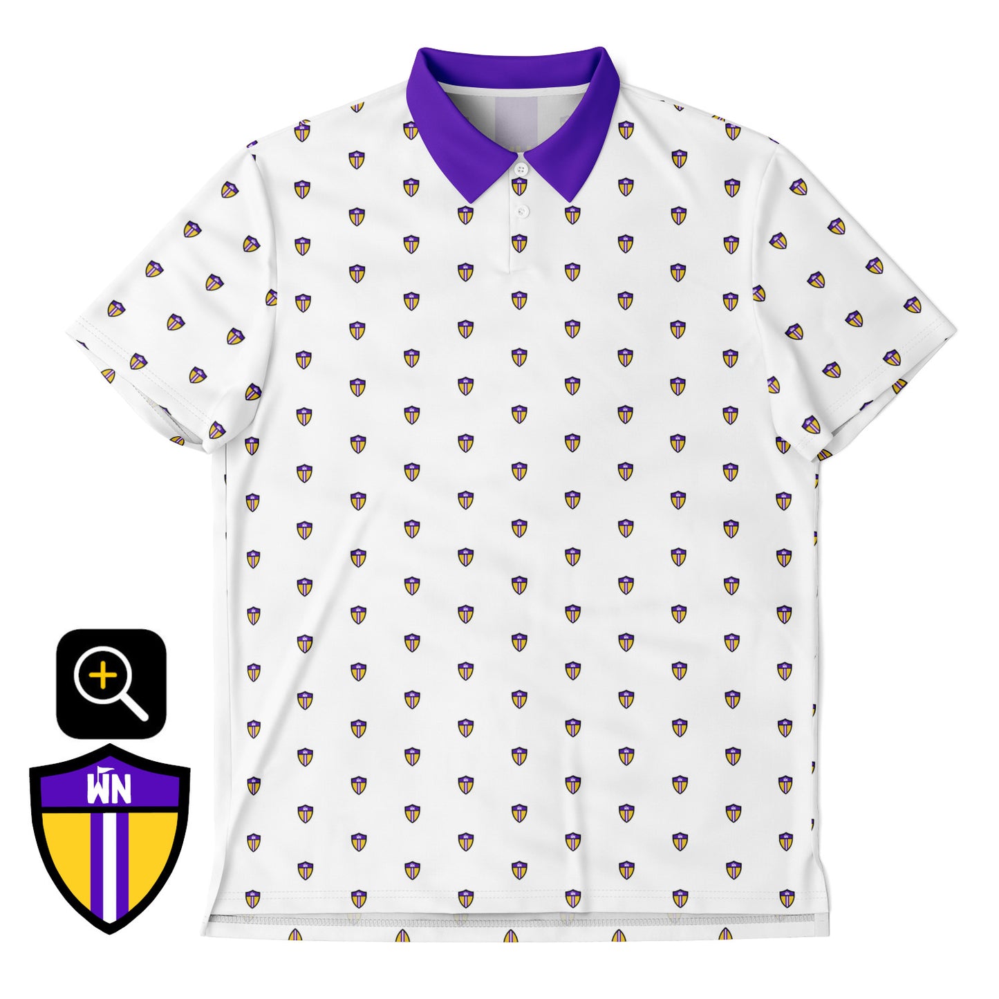 Baton Rouge, Louisiana Shield Golf Polo