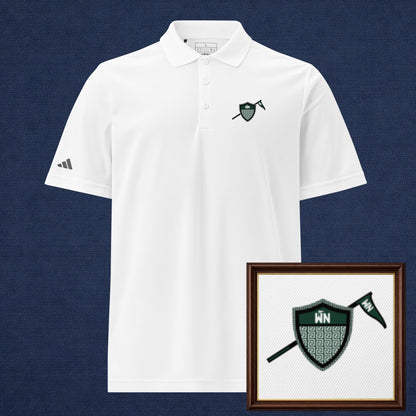 East Lansing, MI Golf Polo - White