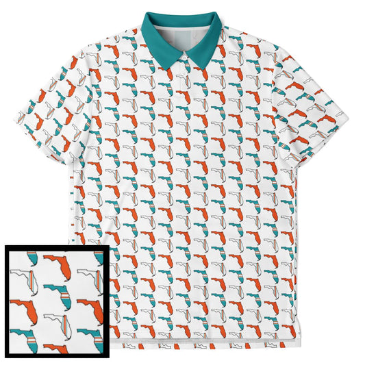 Miami, FL Print Golf Polo II