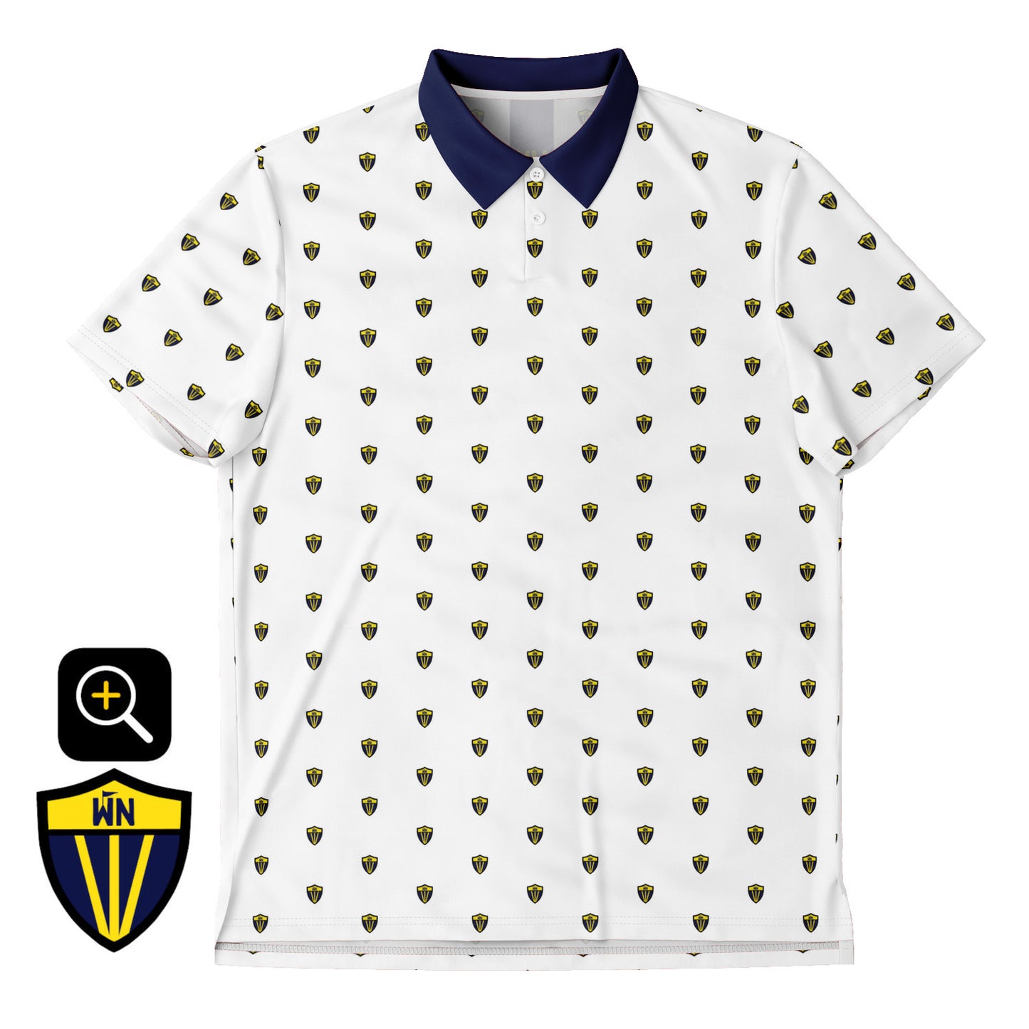 Ann Arbor, Michigan Shield Golf Polo