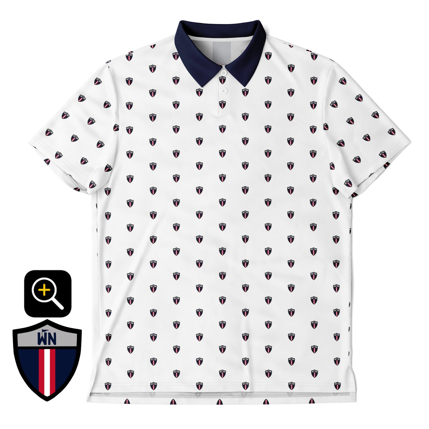 Boston, MA Shield Golf Polo