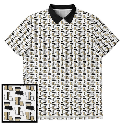 New Orleans, LA Print Golf Polo