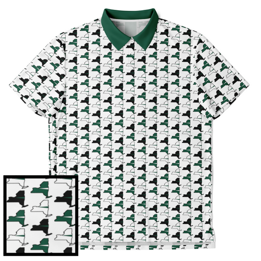 New York, NY Print Golf Polo III