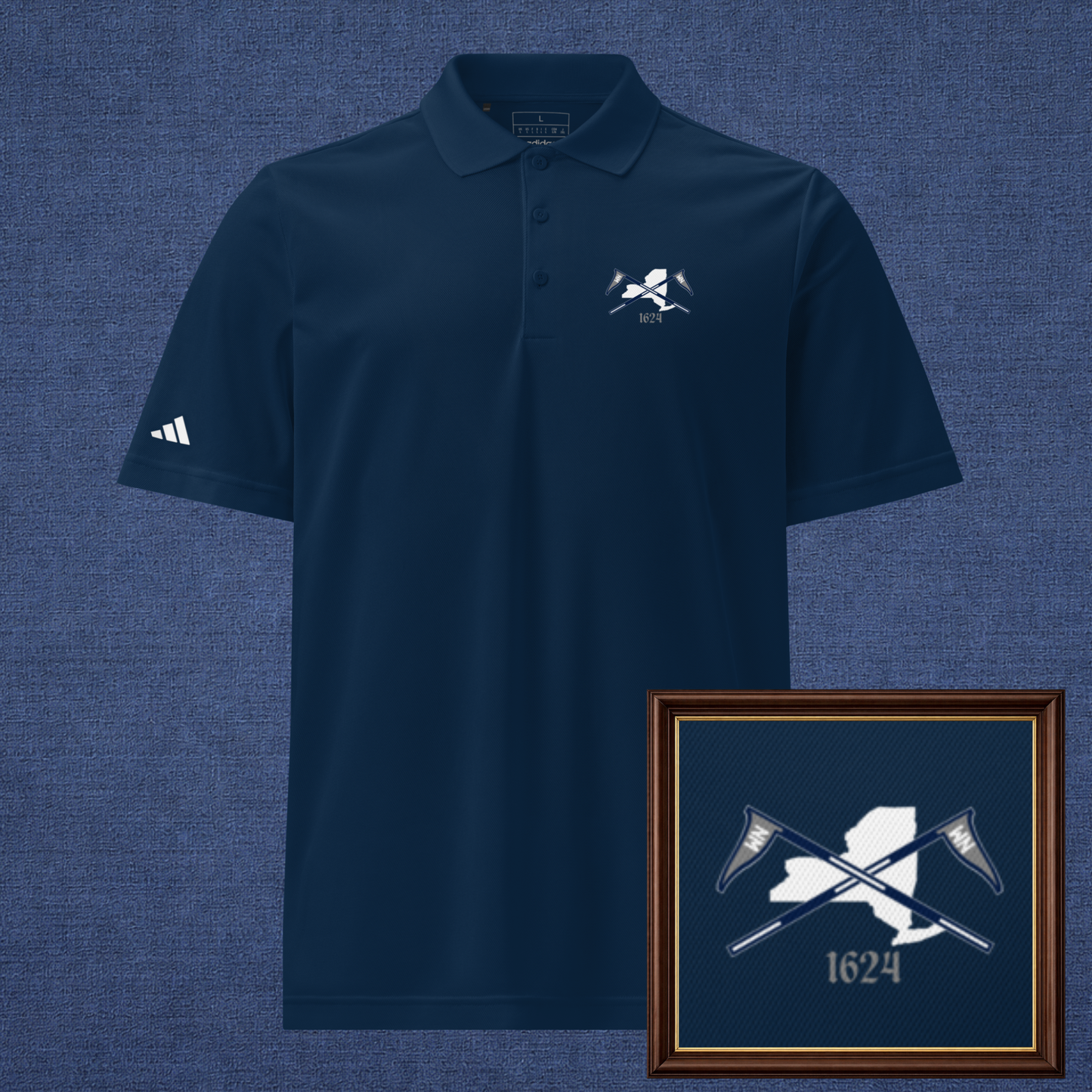 New York Golf Polo - Navy