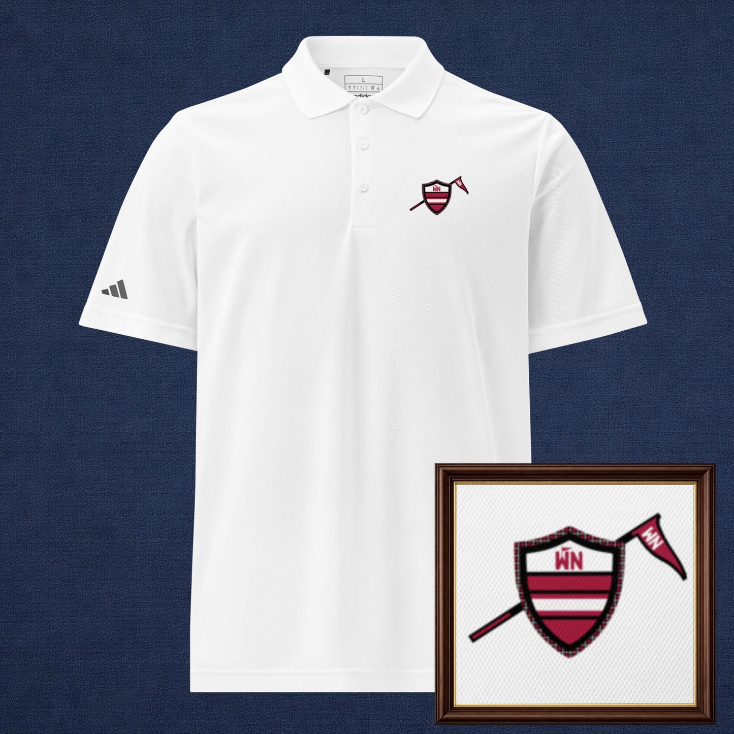 Phoenix, Arizona Golf Polo - White