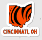 Cincinnati, OH Laptop Sticker