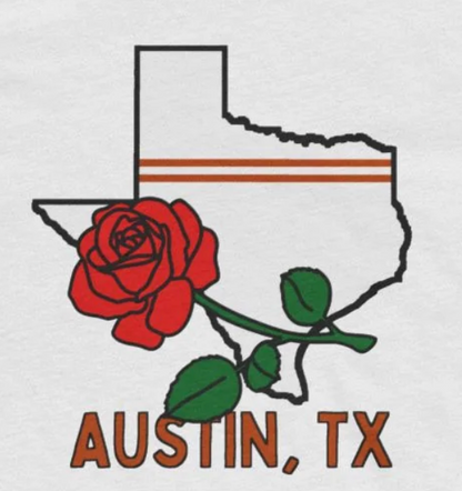 Austin, Texas Rose T-Shirt