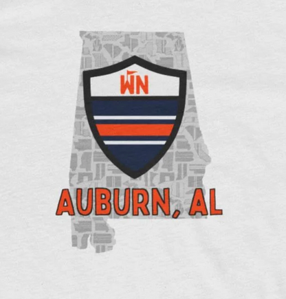 Auburn, Alabama Shield T-Shirt