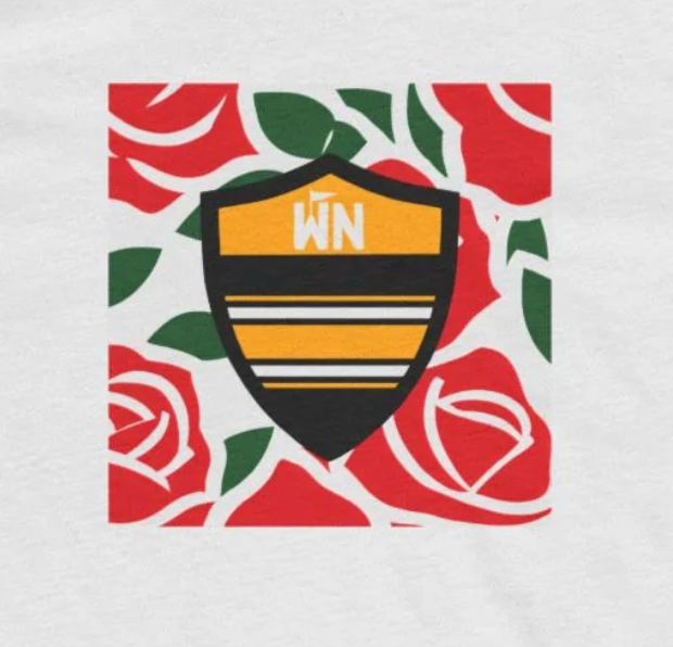 Iowa City, Iowa Rose Shield T-Shirt