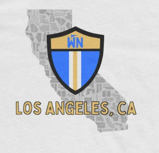 Los Angeles, California Shield T-Shirt II