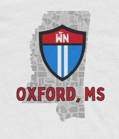 Oxford, Mississippi Shield T-Shirt