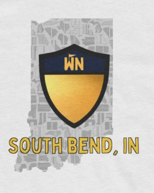 South Bend, IN Shield T-Shirt