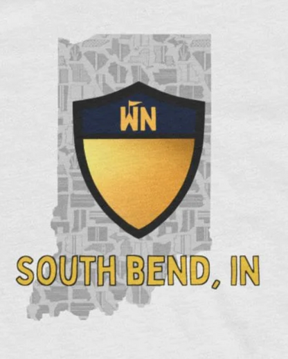 South Bend, IN Shield T-Shirt