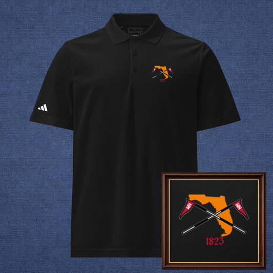Tampa, FL Golf Polo - Black