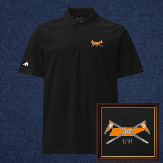Knoxville, Tennessee Golf Polo - Black
