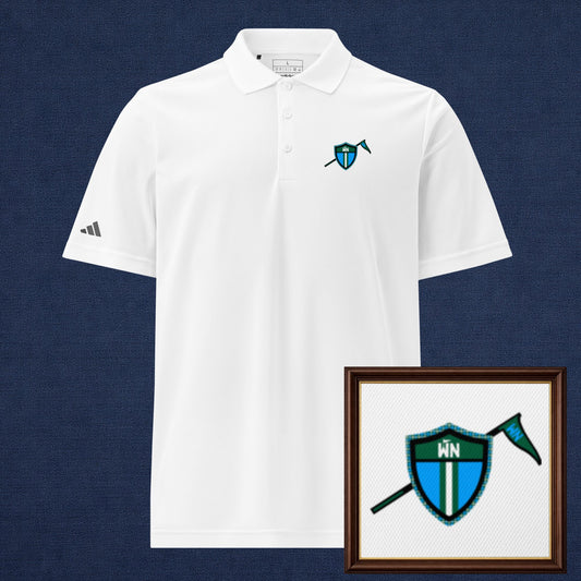 New Orleans, LA Golf Polo II - White