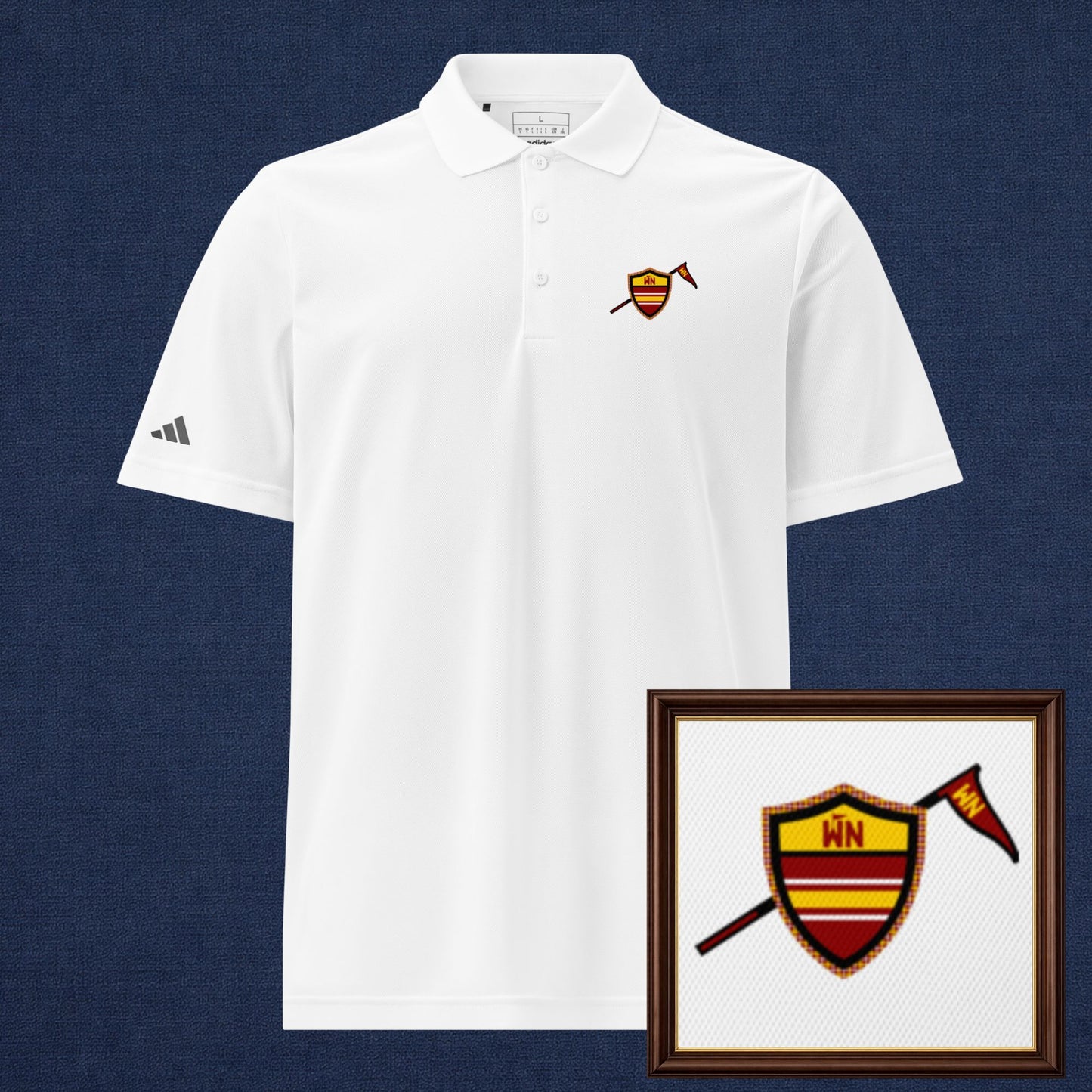 Los Angeles, CA Golf Polo II - White