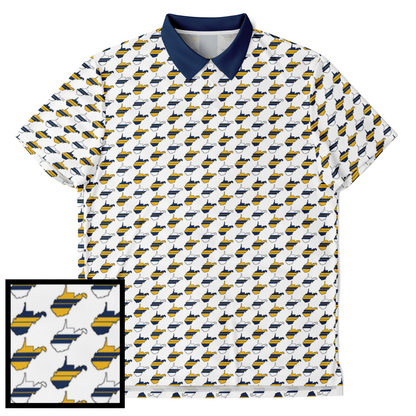 Morgantown, West Virginia Print Golf Polo