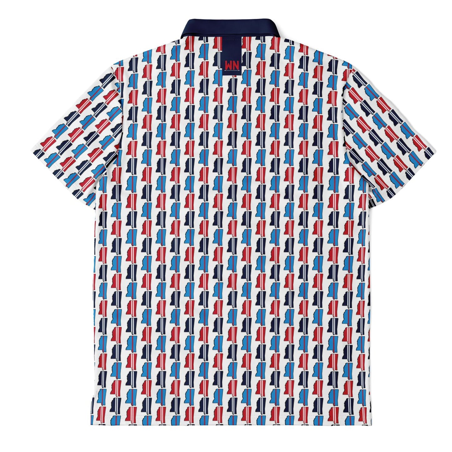 Oxford, Mississippi Print Golf Polo