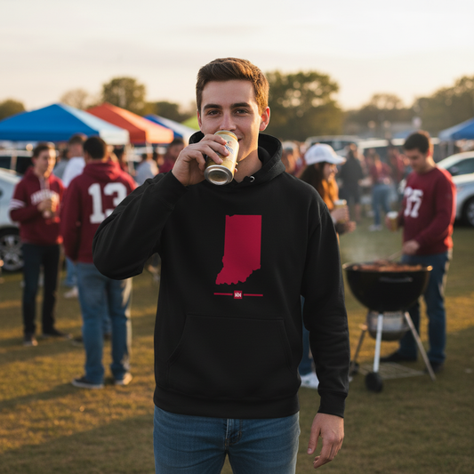 Bloomington, Indiana Blackout Hoodie